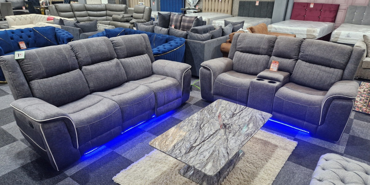 Hannah 3+2 Electric Recliner Sofa Set – view 8