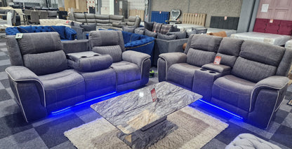 Hannah 3+2 Electric Recliner Sofa Set – view 10