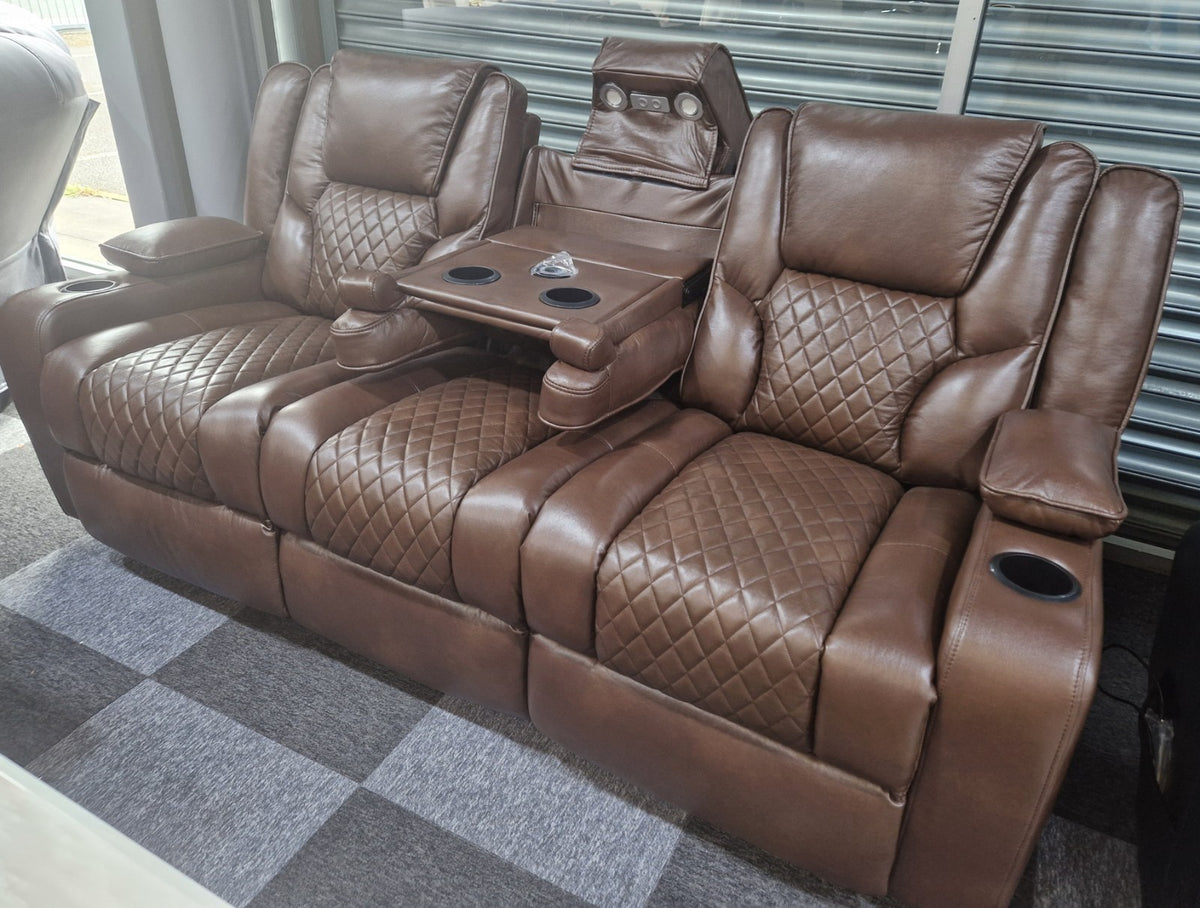 Orlando 3 Seater Electric Recliner Sofa – view 17