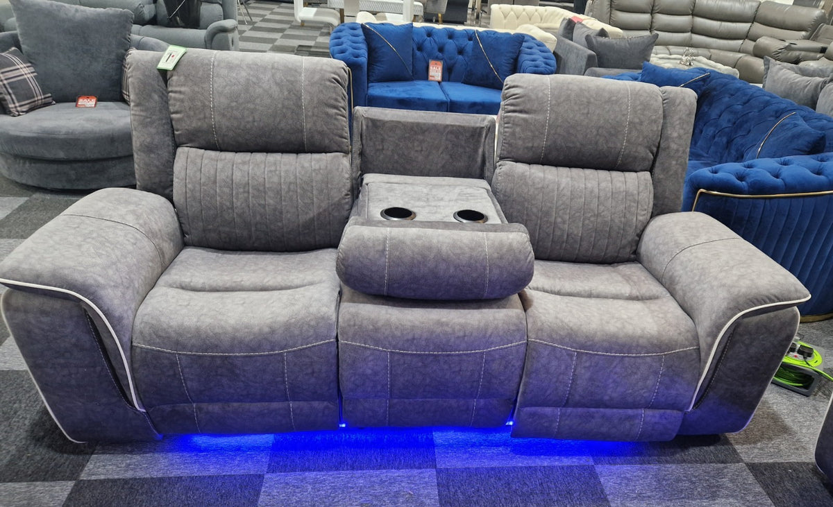 Hannah 3 Seater Electric Recliner Sofa – view 6
