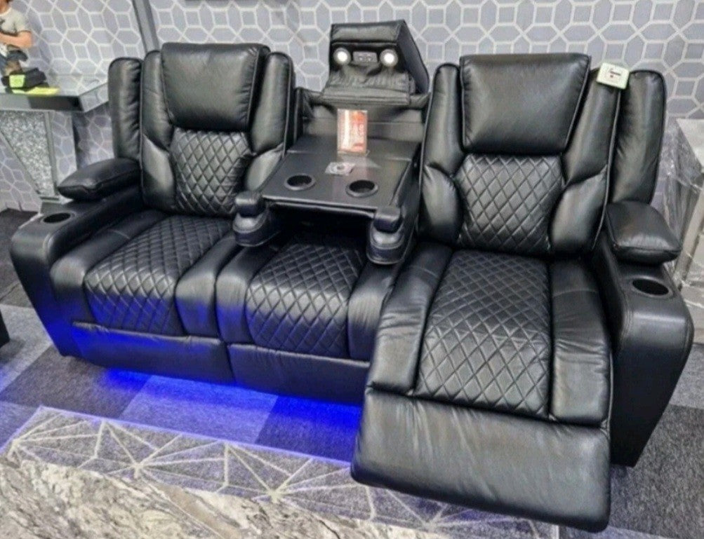 Orlando 3 Seater Electric Recliner Sofa – view 2