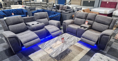 Hannah 3+2 Electric Recliner Sofa Set – view 7