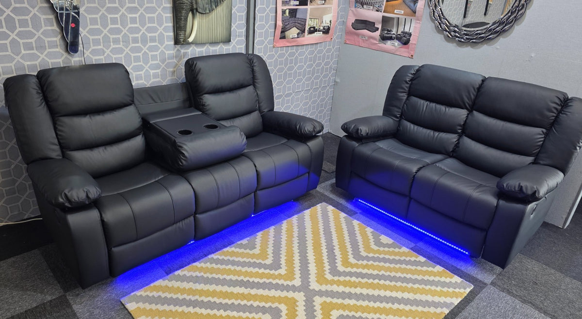 Roma 3+2 Electric Recliner Sofa Set – view 8