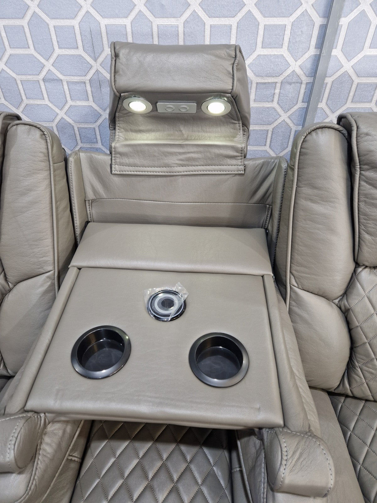 Orlando 3+2 Grey Electric Recliner Sofa Set – view 17