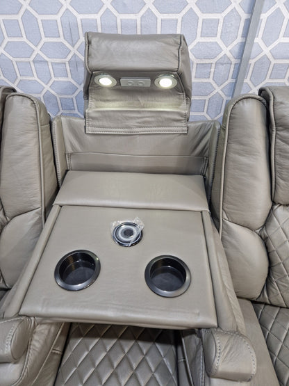 Orlando 3+2 Grey Electric Recliner Sofa Set – view 17