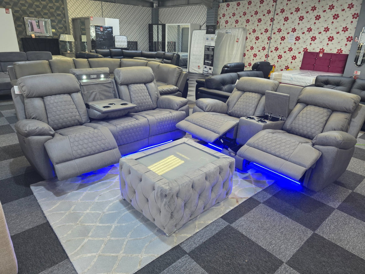 Carlisle 3+2 Electric Recliner Sofa Set – view 4