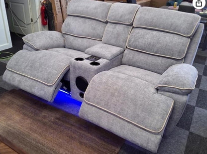 Lakeland Music 3+2 Electric Recliner Sofa Set – view 10