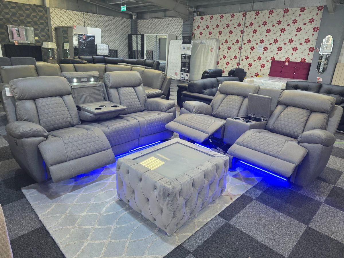 Carlisle 3+2 Electric Recliner Sofa Set – view 6
