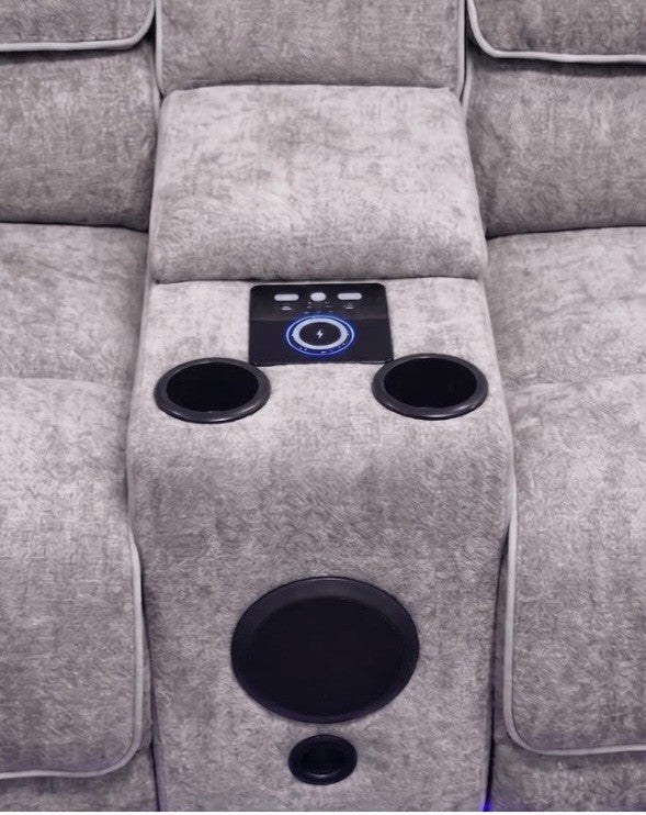 Lakeland Music 3+2 Electric Recliner Sofa Set – view 15