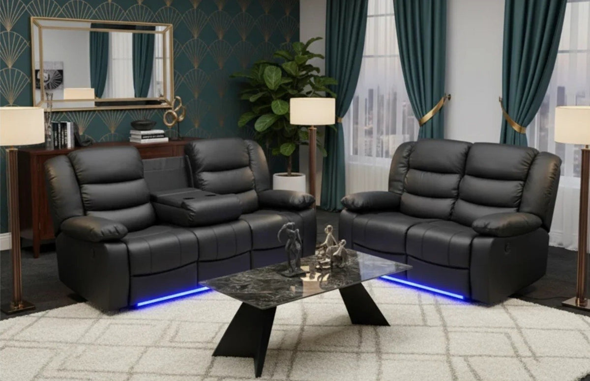 Roma 3+2 Electric Recliner Sofa Set – view 2