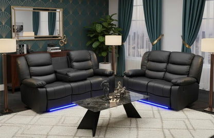 Roma 3+2 Electric Recliner Sofa Set – view 2