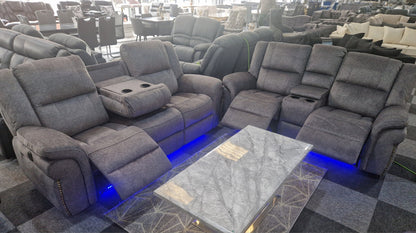Berlin 3+2 Electric Recliner Sofa Set – view 10