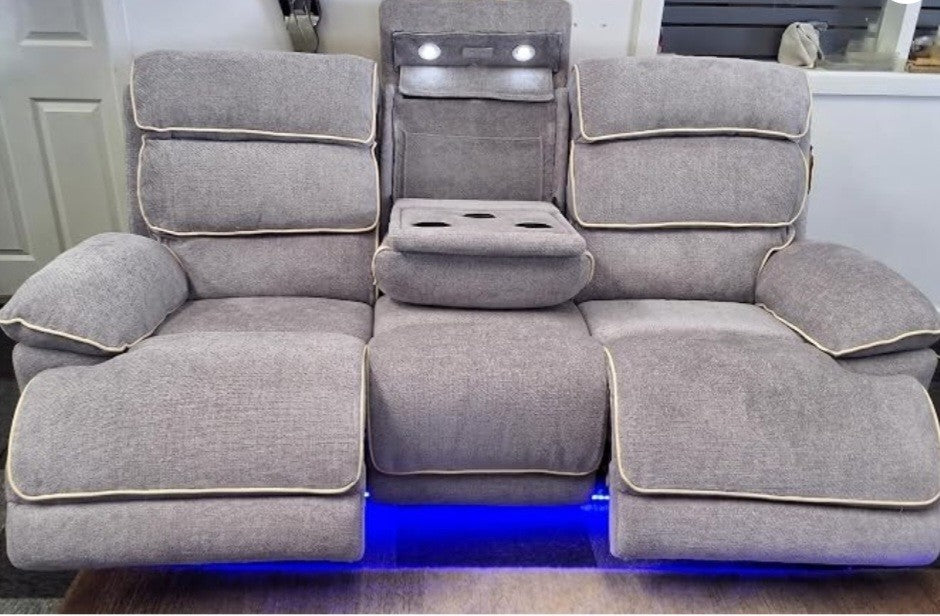 Lakeland Music 3+2 Electric Recliner Sofa Set – view 8