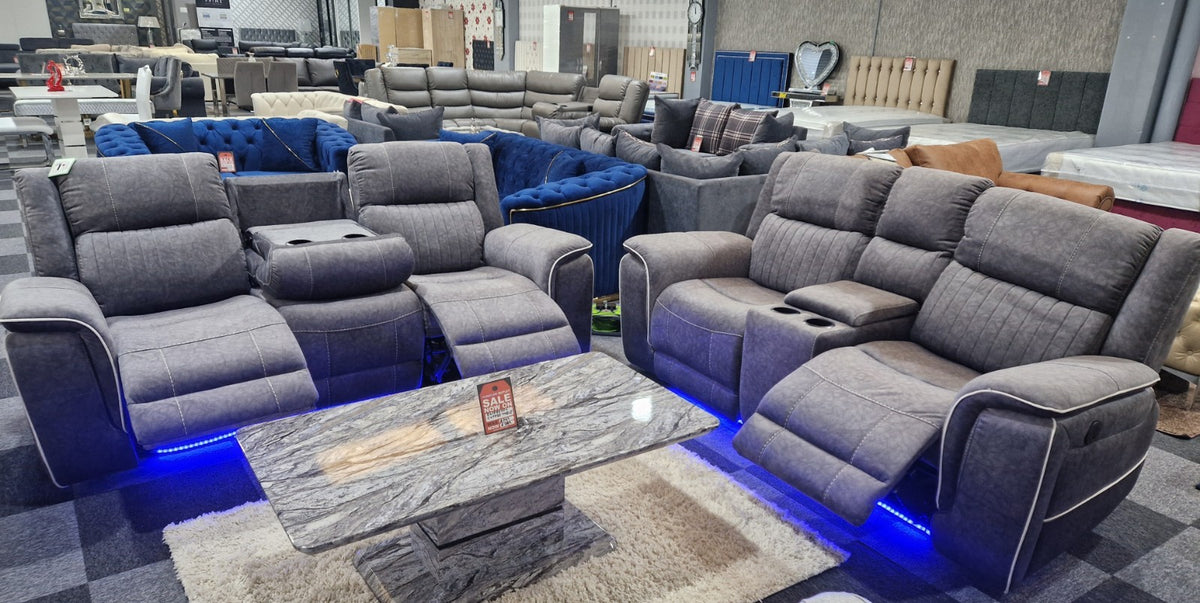 Hannah 3+2 Electric Recliner Sofa Set – view 6