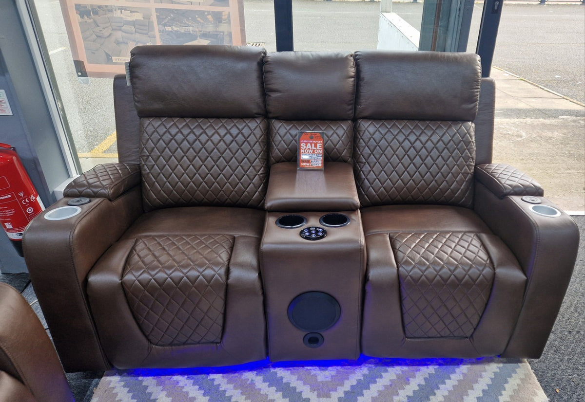 Florida 3+2 Brown Electric Recliner Sofa Set – view 12