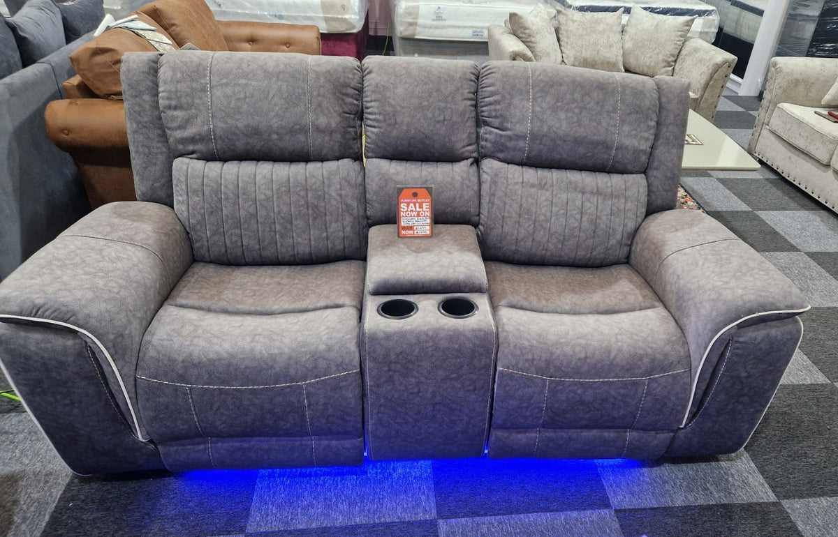 Hannah 3+2 Electric Recliner Sofa Set – view 12
