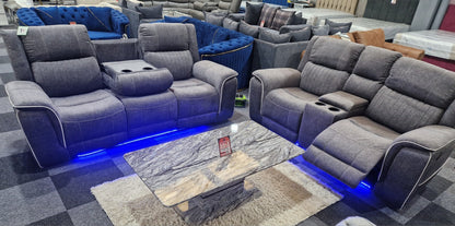 Hannah 3+2 Electric Recliner Sofa Set – view 4