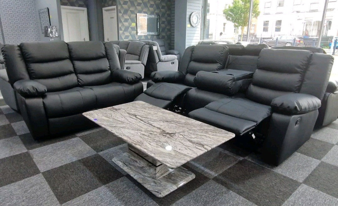 Roma 3+2 Manual Recliner Sofa Set – view 2