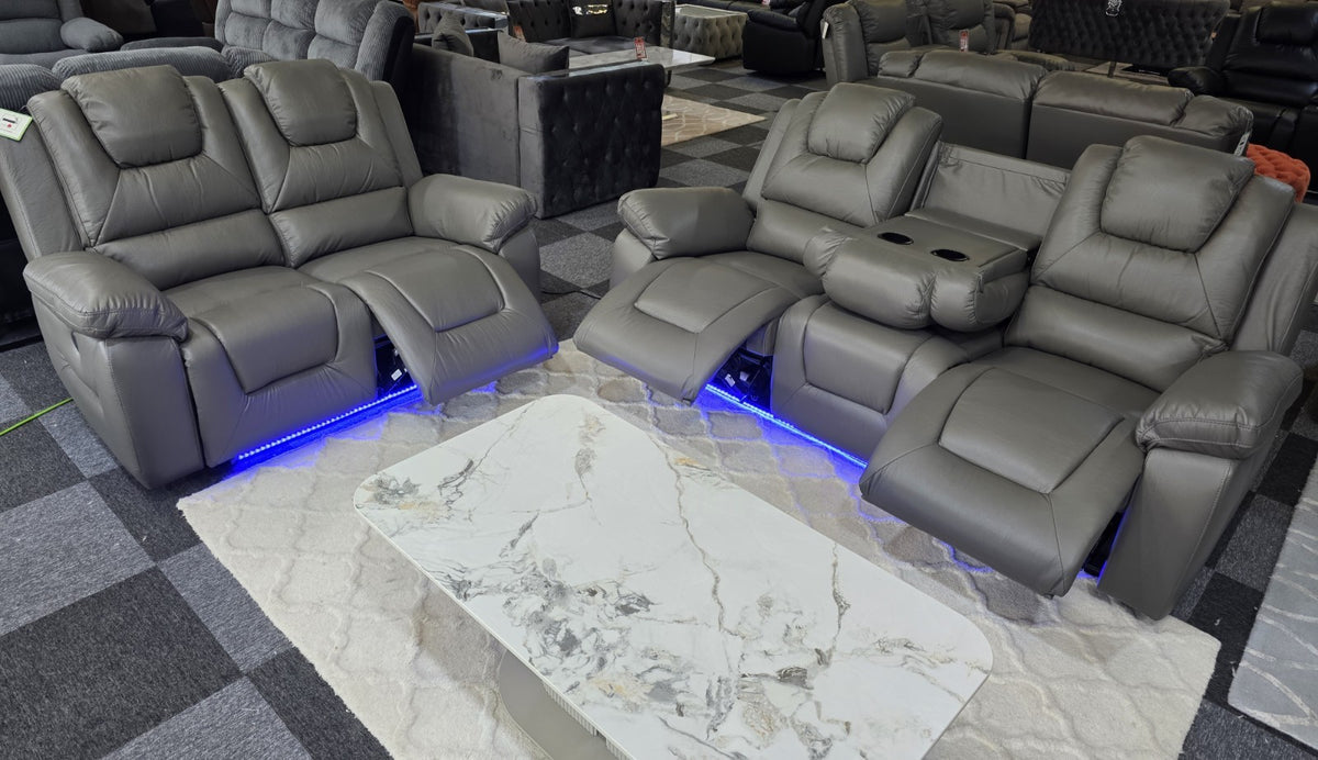 Oxford 3+2 Electric Recliner Sofa Set – view 7