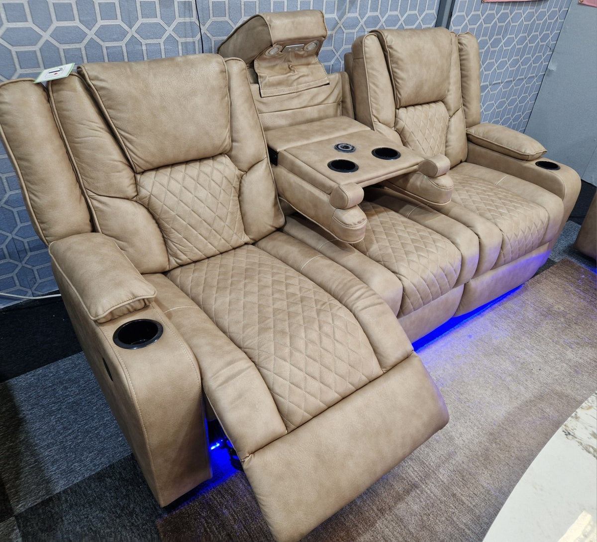 Orlando 3 Seater Electric Recliner Sofa – view 20