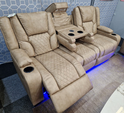 Orlando 3 Seater Electric Recliner Sofa – view 20