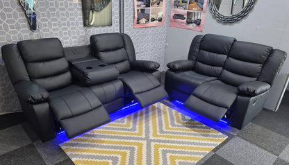Roma 3+2 Electric Recliner Sofa Set – view 5