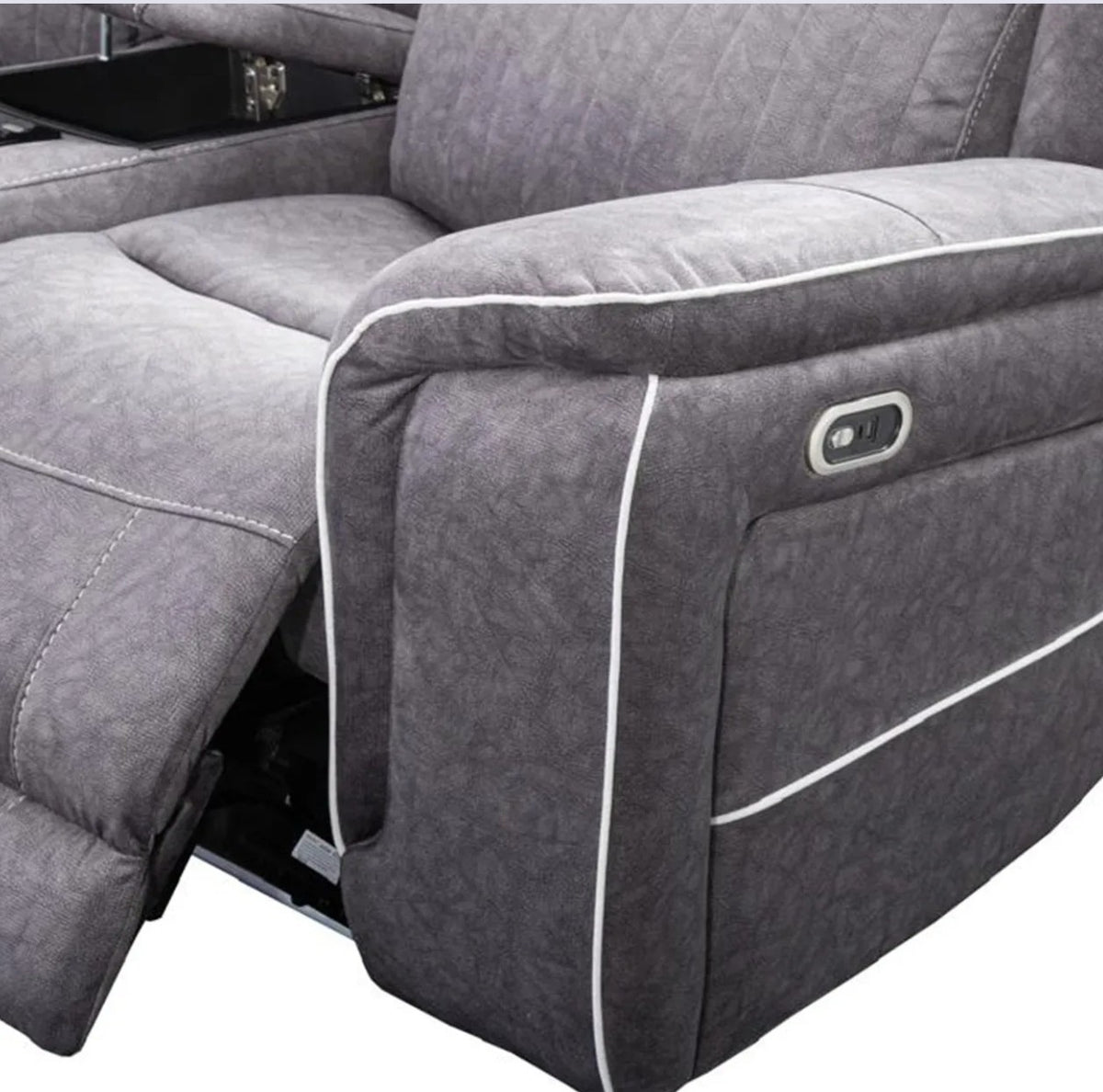 Hannah 3 Seater Electric Recliner Sofa – view 9