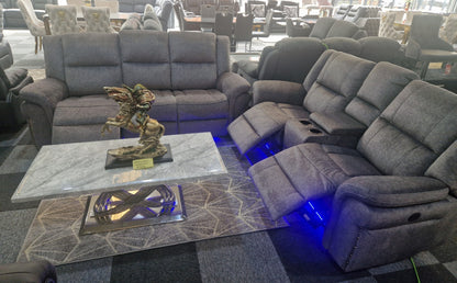 Berlin 3+2 Electric Recliner Sofa Set – view 8