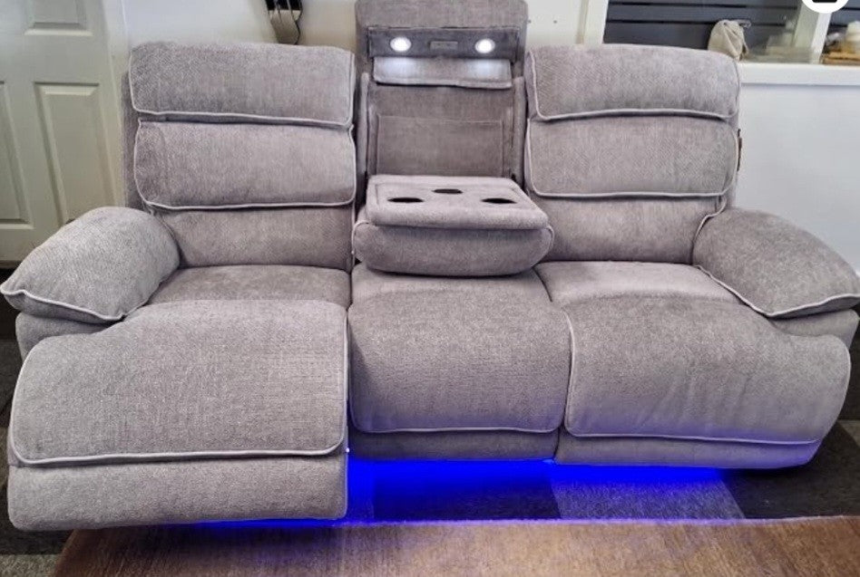 Lakeland Music 3+2 Electric Recliner Sofa Set – view 6