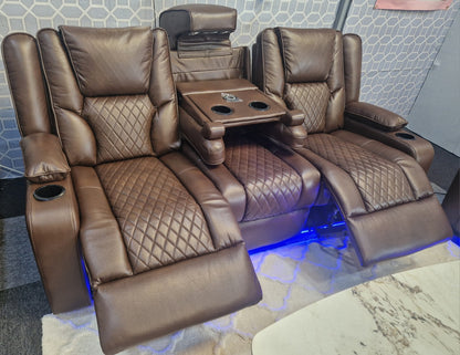 Orlando 3 Seater Electric Recliner Sofa – view 11