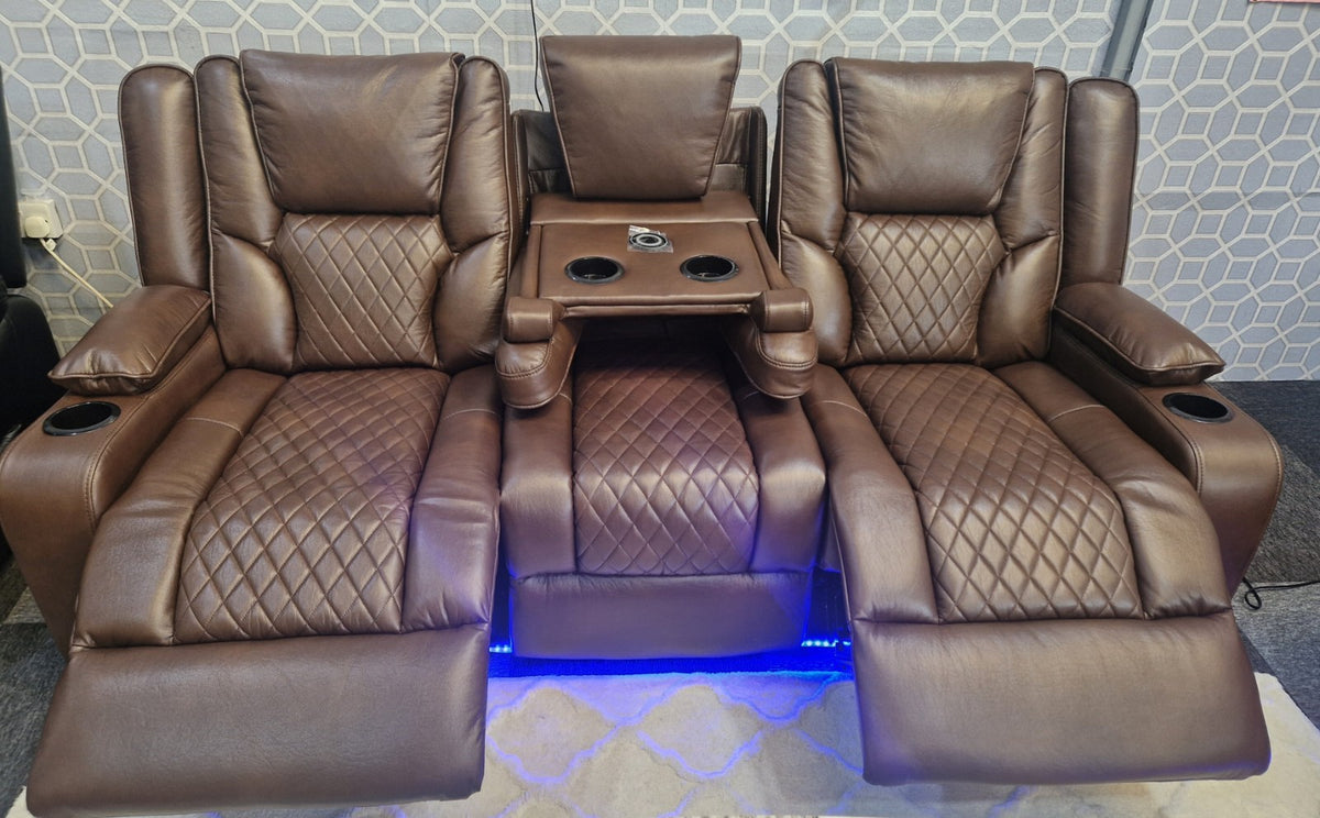 Orlando 3 Seater Electric Recliner Sofa – view 12