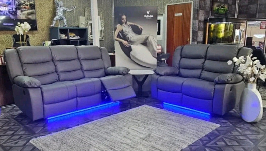 Roma 3+2 Electric Recliner Sofa Set – view 4