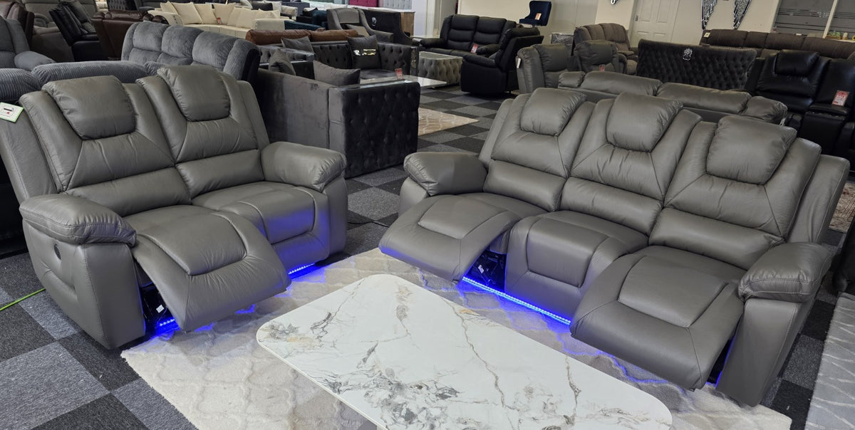 Oxford 3+2 Electric Recliner Sofa Set – view 10
