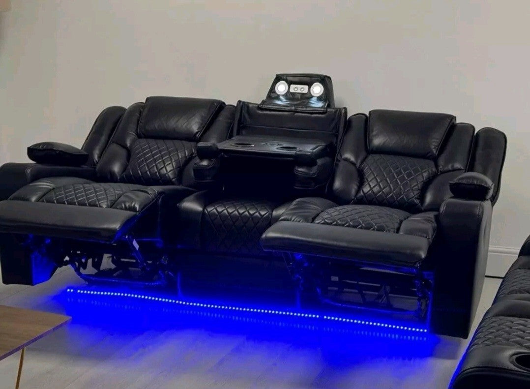 Orlando 3 Seater Electric Recliner Sofa – view 5