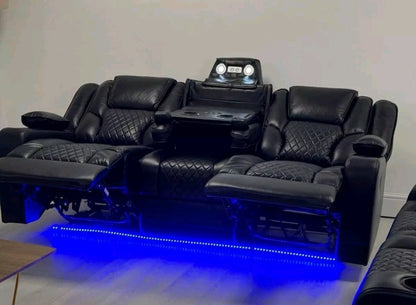 Orlando 3 Seater Electric Recliner Sofa – view 5