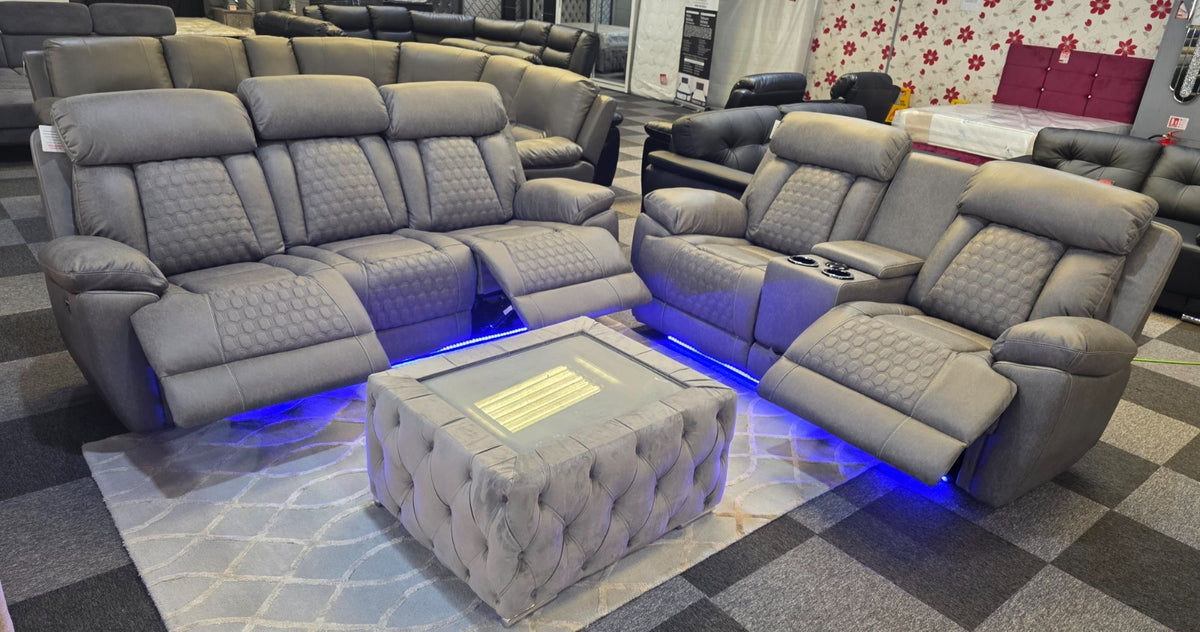 Carlisle 3+2 Electric Recliner Sofa Set – view 2