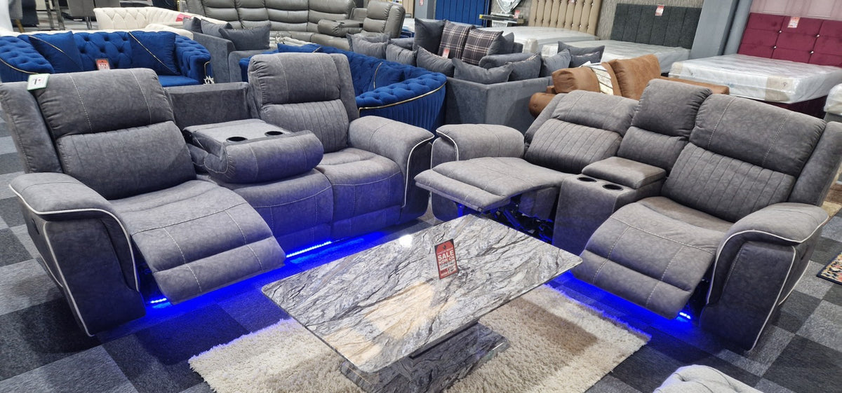 Hannah 3+2 Electric Recliner Sofa Set – view 5