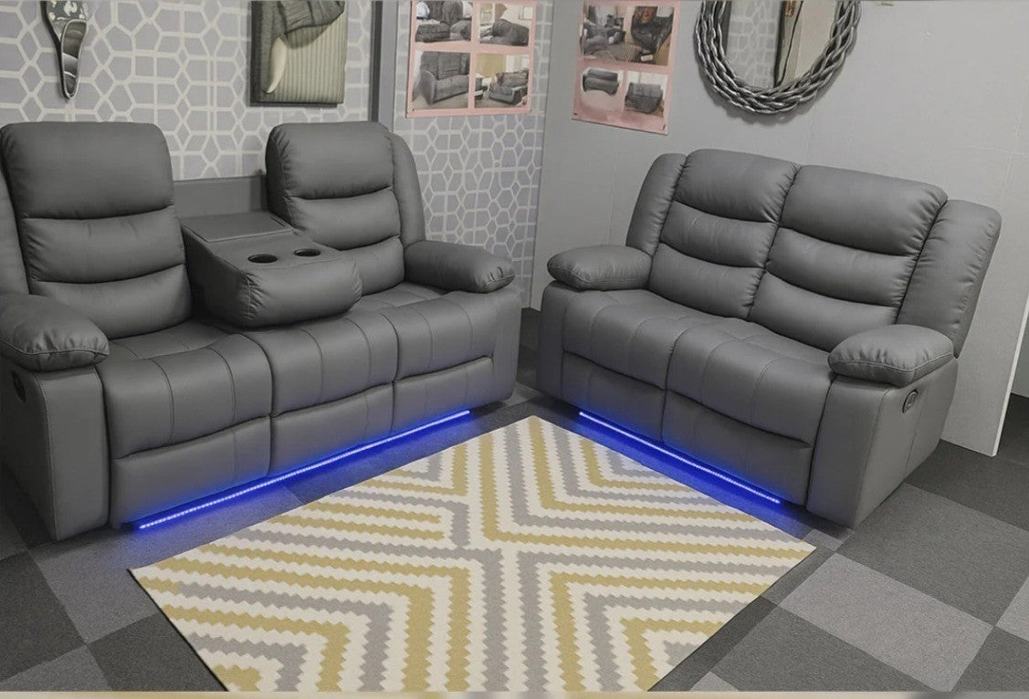 Roma 3+2 Electric Recliner Sofa Set – view 3