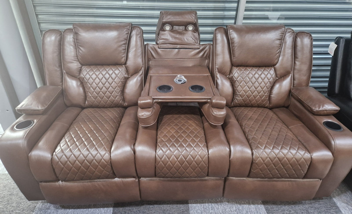 Orlando 3 Seater Electric Recliner Sofa – view 18