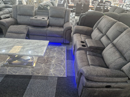 Berlin 3+2 Electric Recliner Sofa Set – view 14