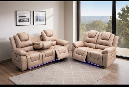 Oxford 3+2 Electric Recliner Sofa Set – view 6