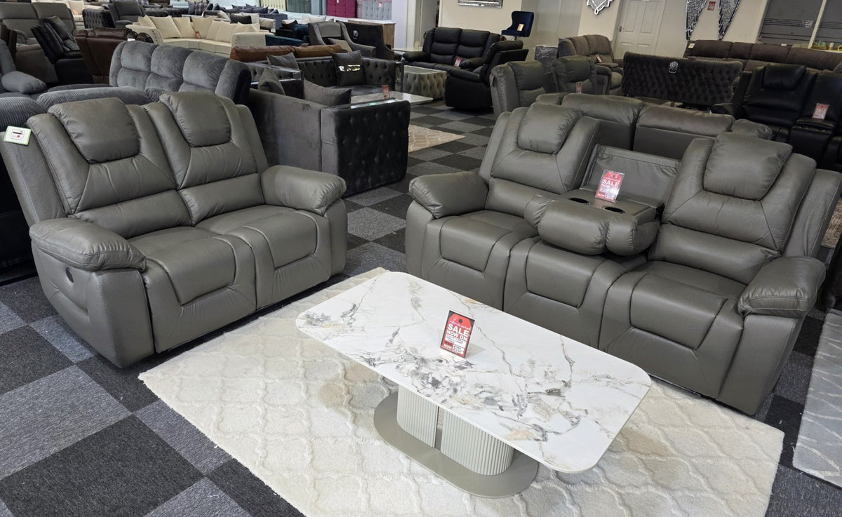 Oxford 3+2 Electric Recliner Sofa Set – view 13