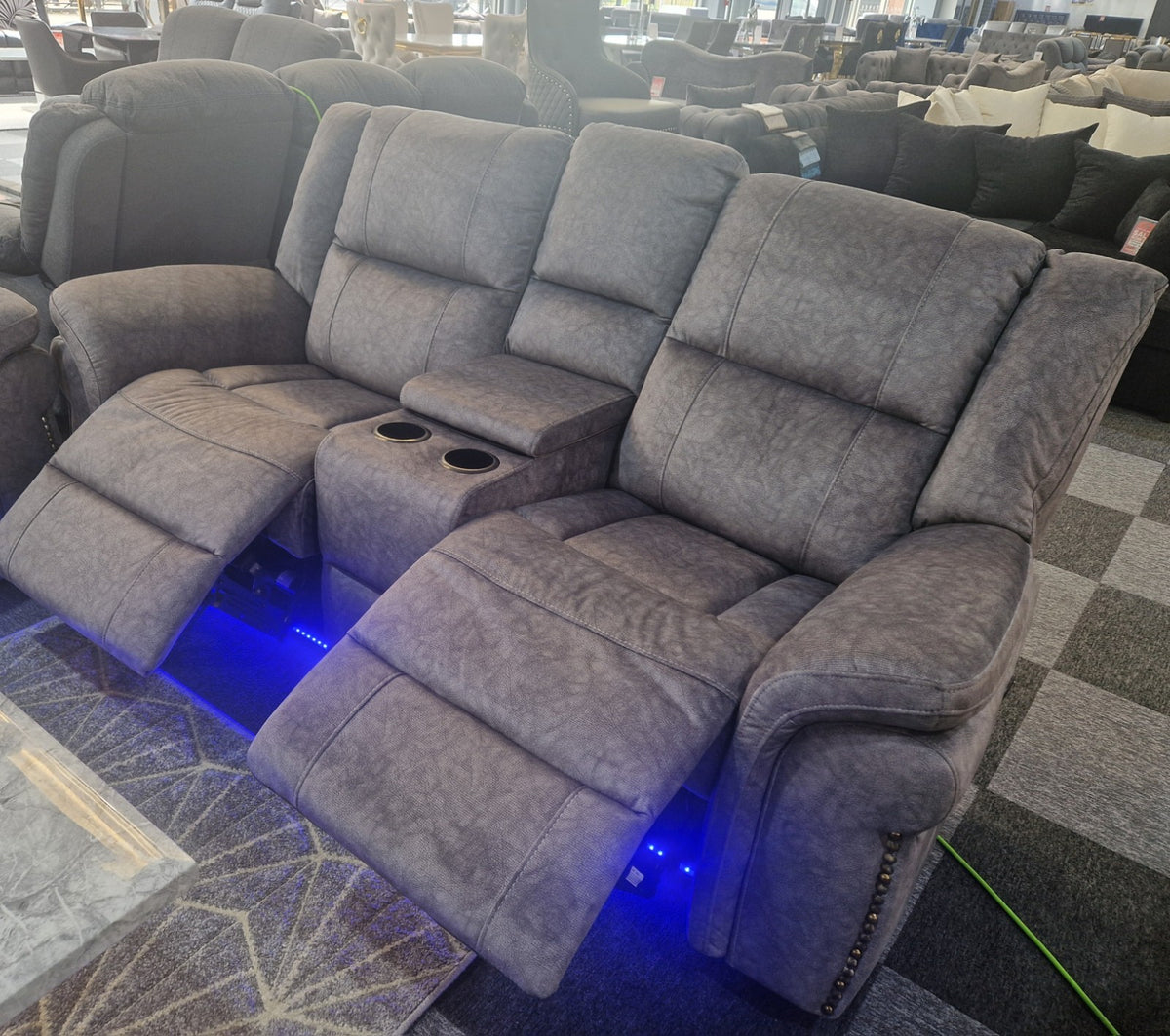 Berlin 3+2 Electric Recliner Sofa Set – view 12