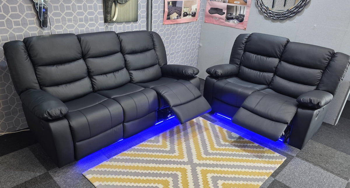 Roma 3+2 Electric Recliner Sofa Set – view 9
