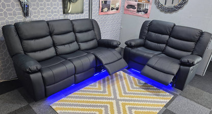 Roma 3+2 Electric Recliner Sofa Set – view 9