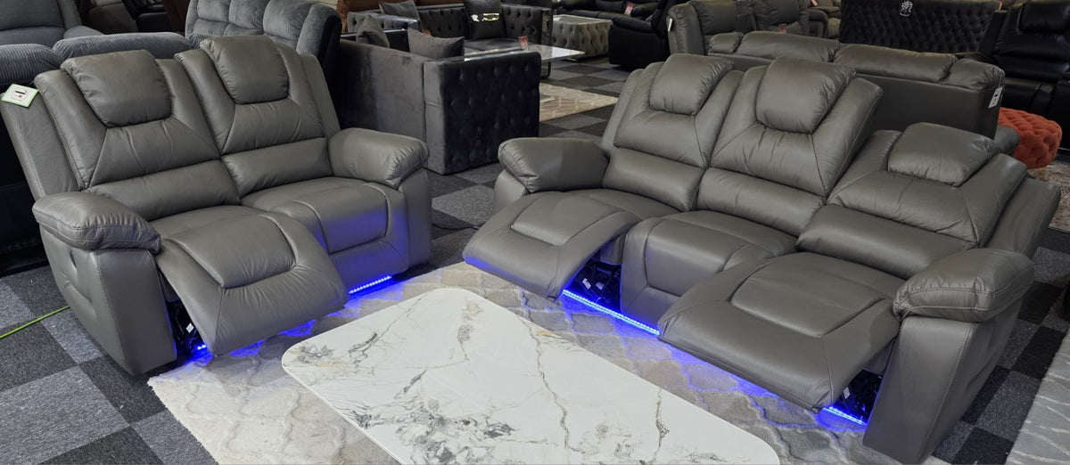 Oxford 3+2 Electric Recliner Sofa Set – view 8