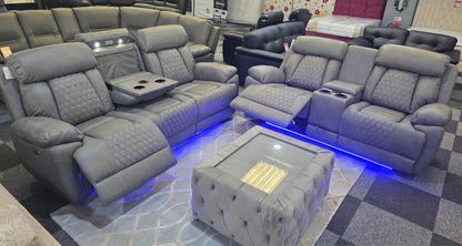 Carlisle 3+2 Electric Recliner Sofa Set – view 3