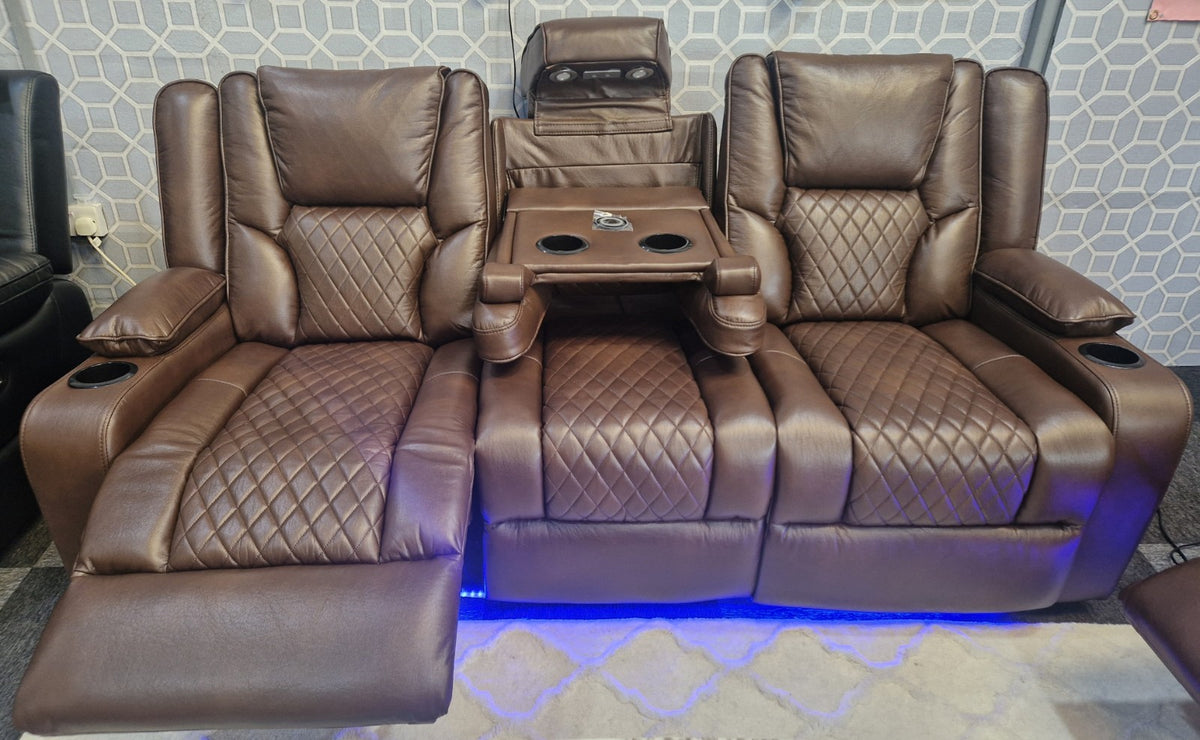 Orlando 3 Seater Electric Recliner Sofa – view 13