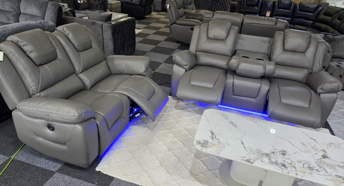 Oxford 3+2 Electric Recliner Sofa Set – view 9