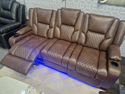 Orlando 3 Seater Electric Recliner Sofa – view 14